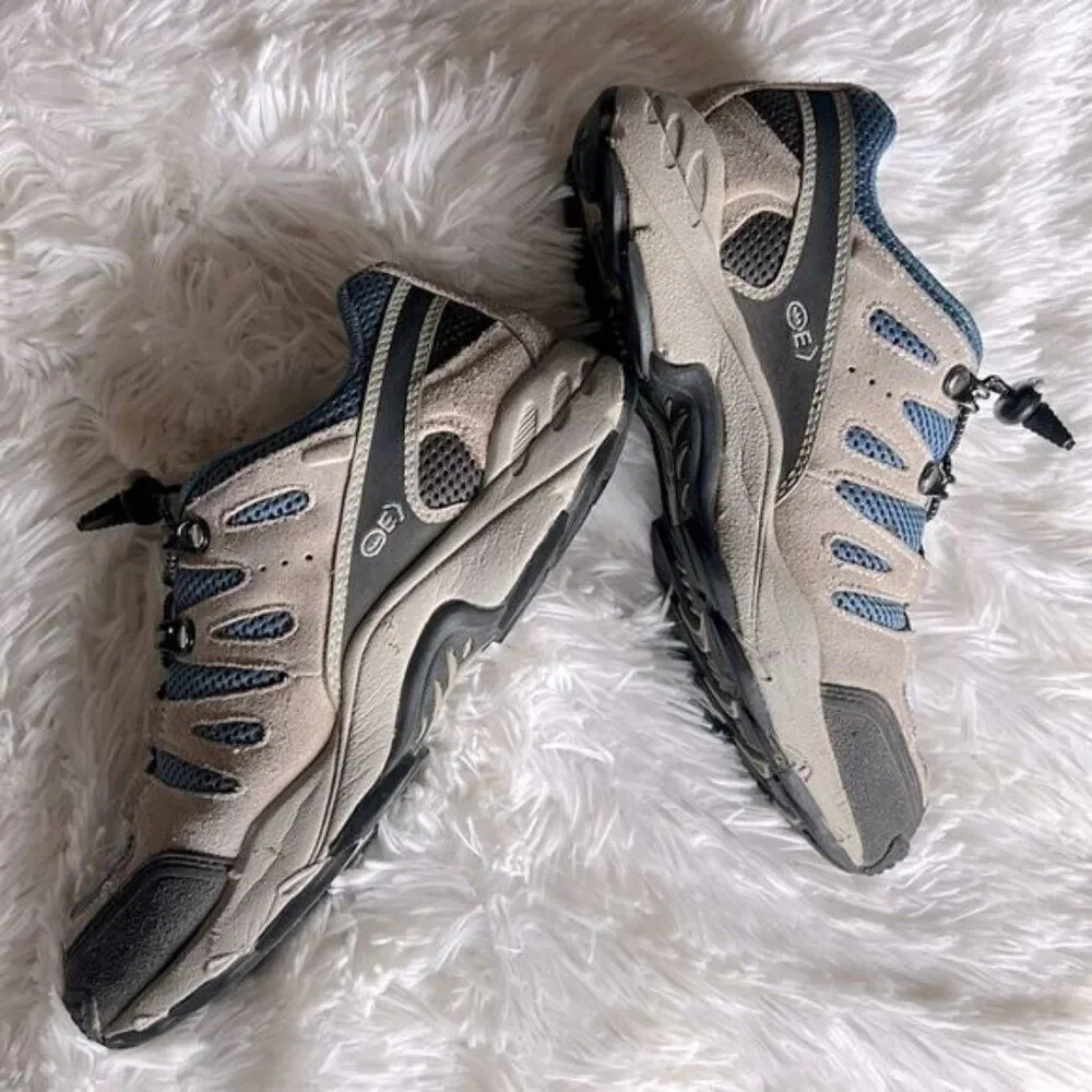 Outdoor Evolution Bungee Lace & Leather Hiking Shoes 7.5/8